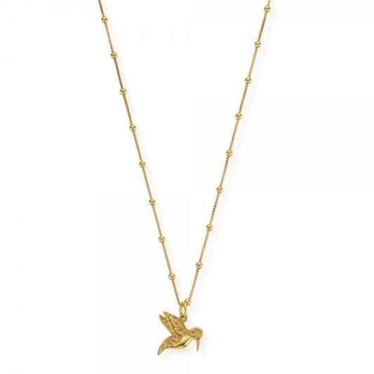 Necklace with Humming Bird Pendant GNBB755