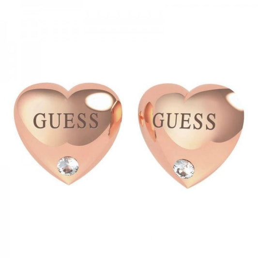 ROSE GOLD HEART STUD EARRINGS