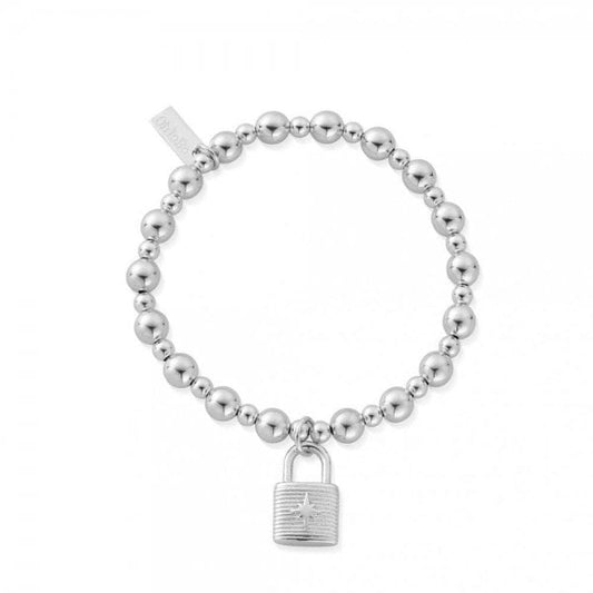 Mini Small Ball Padlock Bracelet