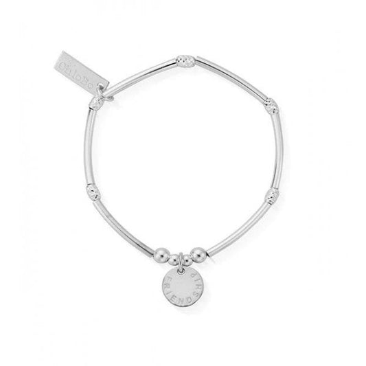 Mini Noodle Sparkle Rice Friendship Disc Bracelet