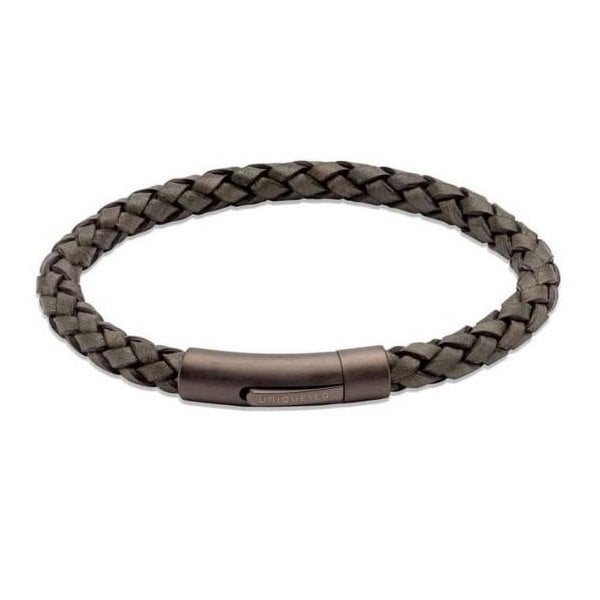 Dark Green Leather Bracelet