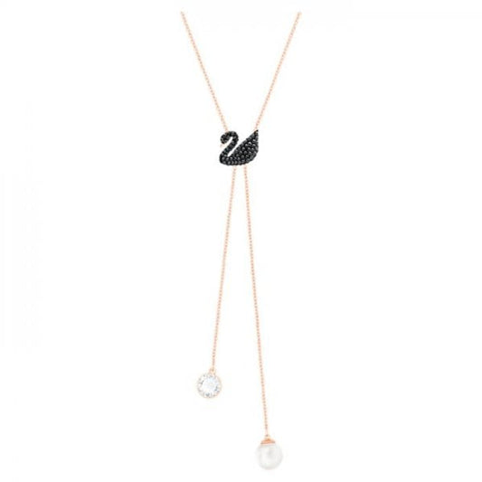 ICONIC SWAN NECKLACE DOUBLE Y