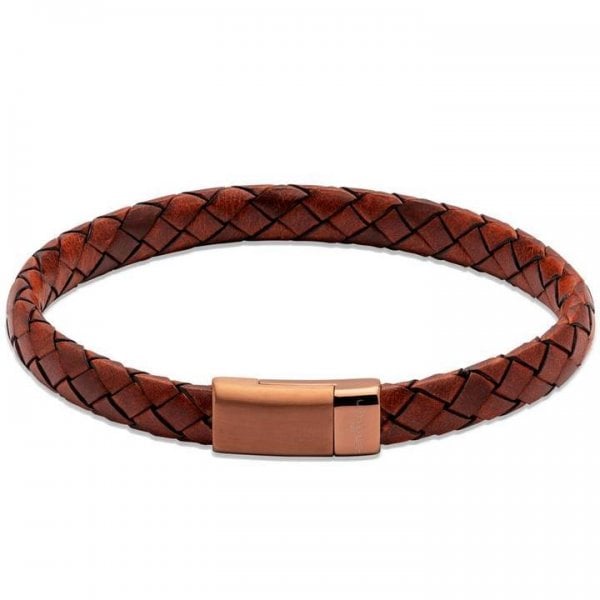 Lido Cognac Leather Bracelet