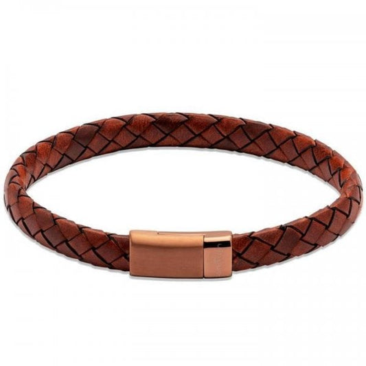Lido Cognac Leather Bracelet