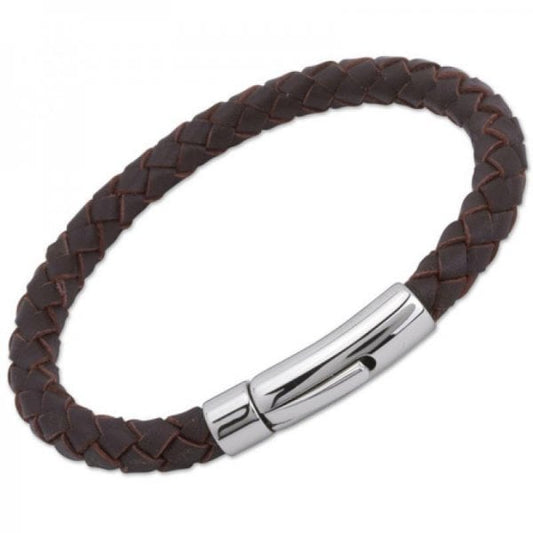 Dark Brown Leather Bracelet