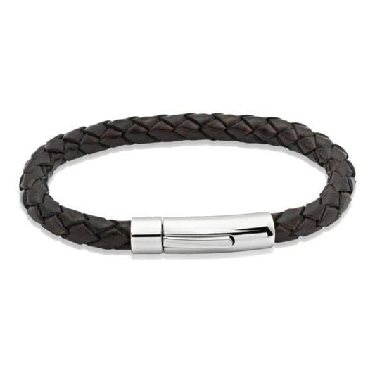 Antique Dark Brown Leather Bracelet