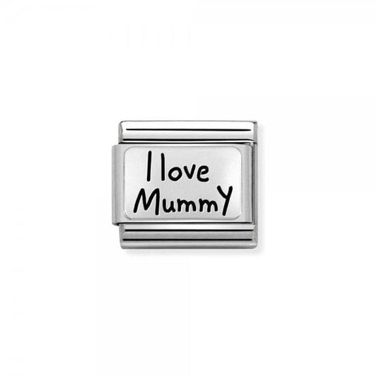 Silver I Love Mummy Charm