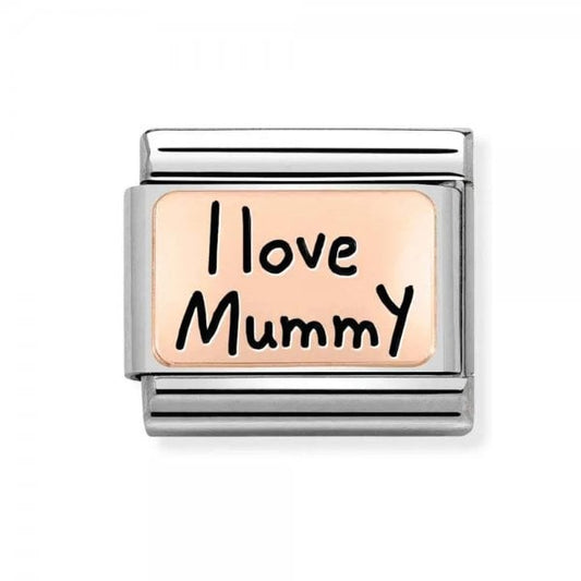 Rose Gold I Love Mummy Charm