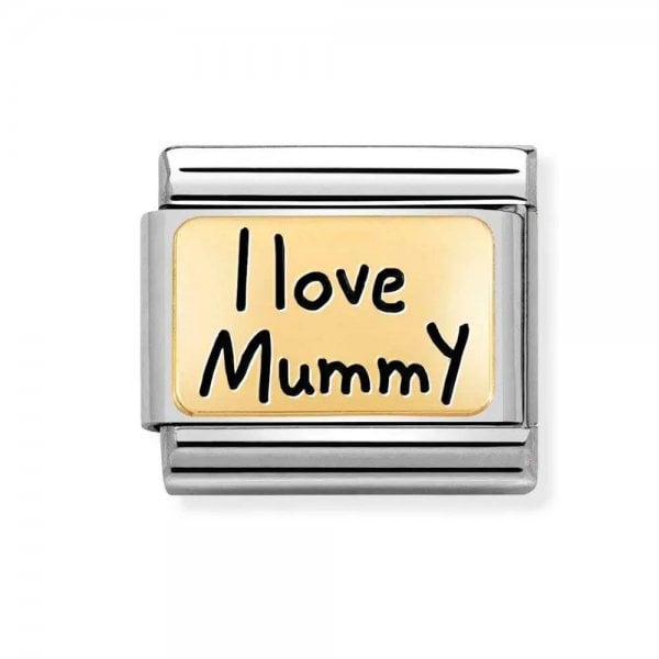 Gold I Love Mummy Charm