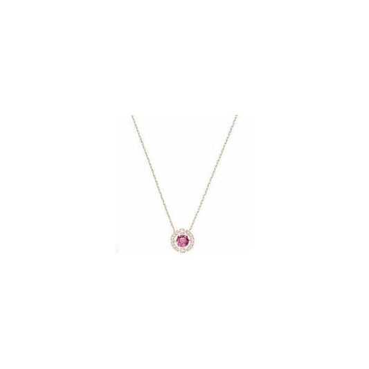 SPARKLING DC NECKLACE CZRE/CRY