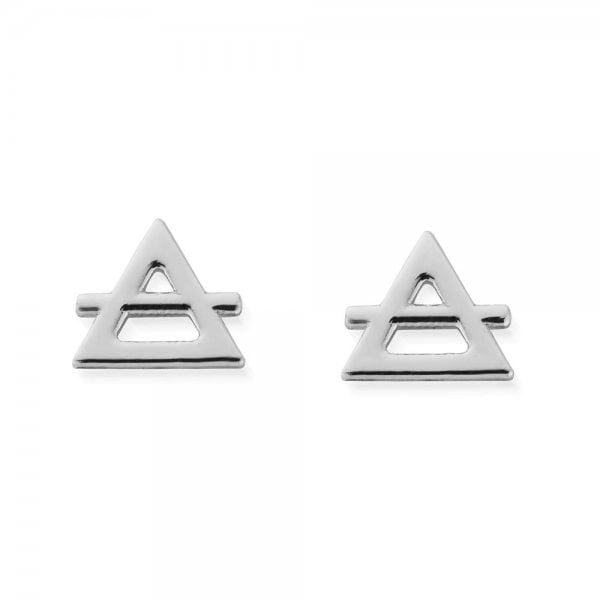 Sterling Silver Air Stud Earrings