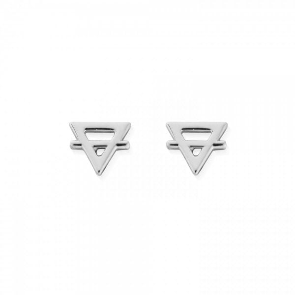 Sterling Silver Earth Stud Earrings