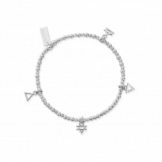 Sterling Silver Multi Charm Element Bracelet