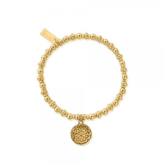 Gold Didi Sparkle Moonflower Bracelet