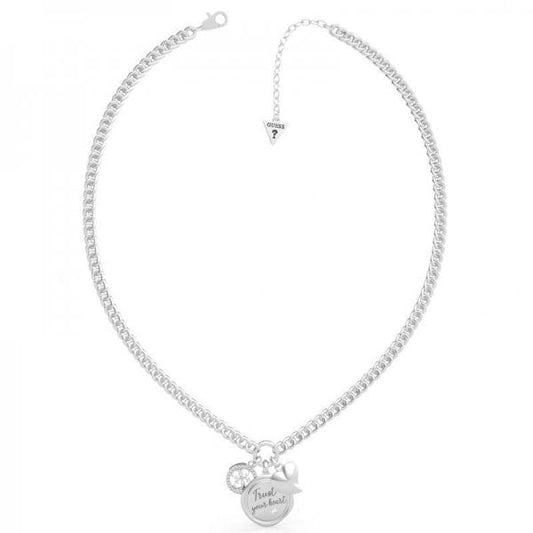 Guess My Feelings Silver Necklace
