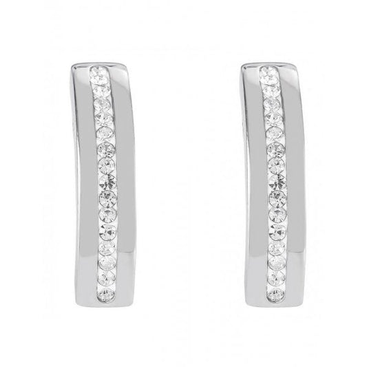 Earrings with stickpin - Crystal