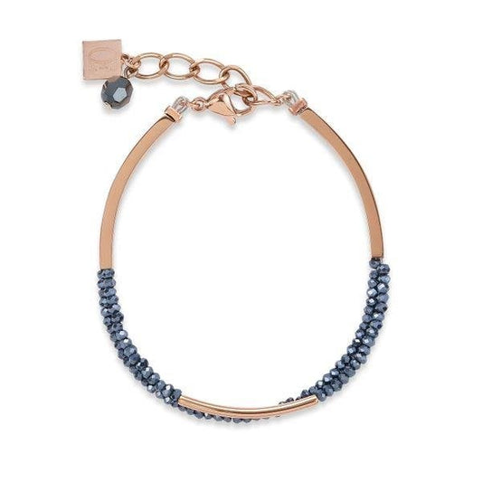 Ladies Waterfall Anthracite Bracelet