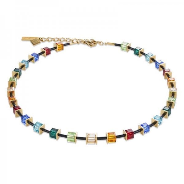 ladies geocube multicolour necklace