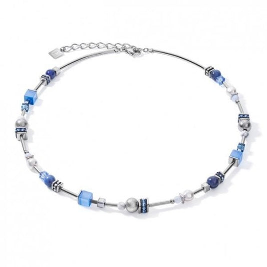 ladies pearls and cubes necklace
