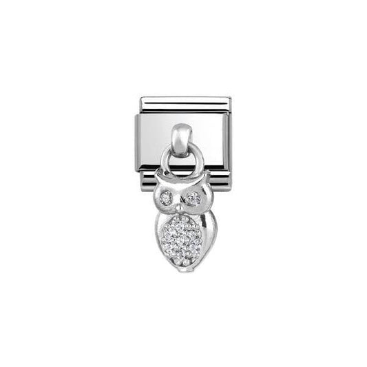 Silver Owl Charm