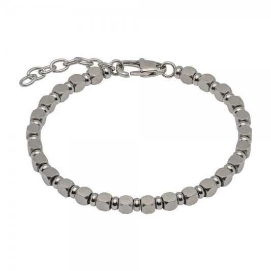 Steel Bracelet Matte and Polished 18cm-21cm