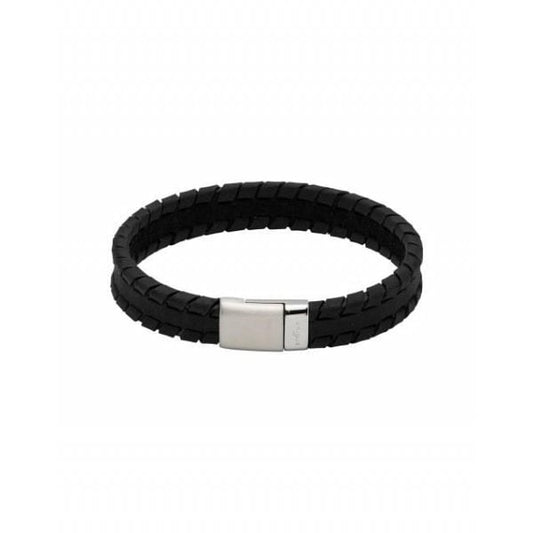 Black Leather Bracelet