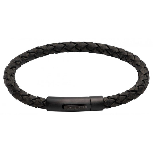 Black Leather Bracelet