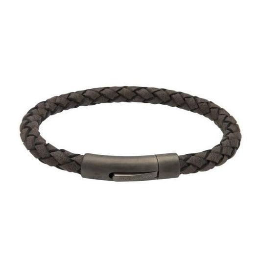 Morrocan Brown Leather Matt Polished Bracelet