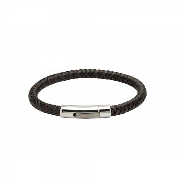 Leather Bracelet Dark Brown 21cm