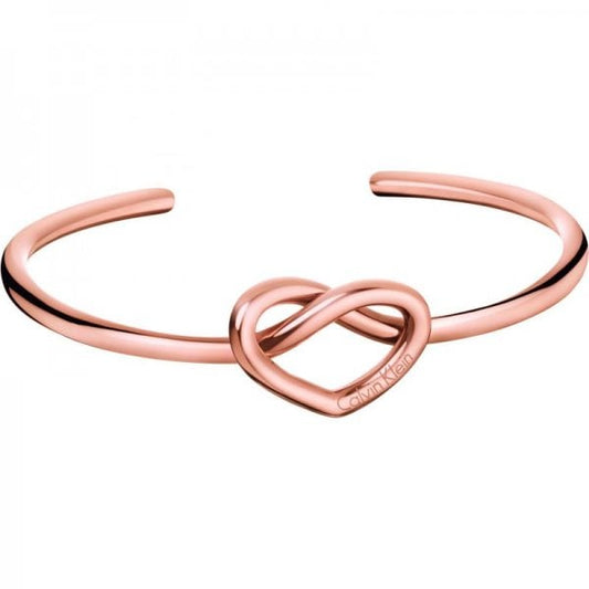 Rose Gold Plated Medium Charming Bangle
