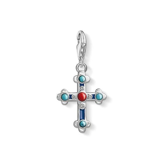 Charm pendant ethnic cross