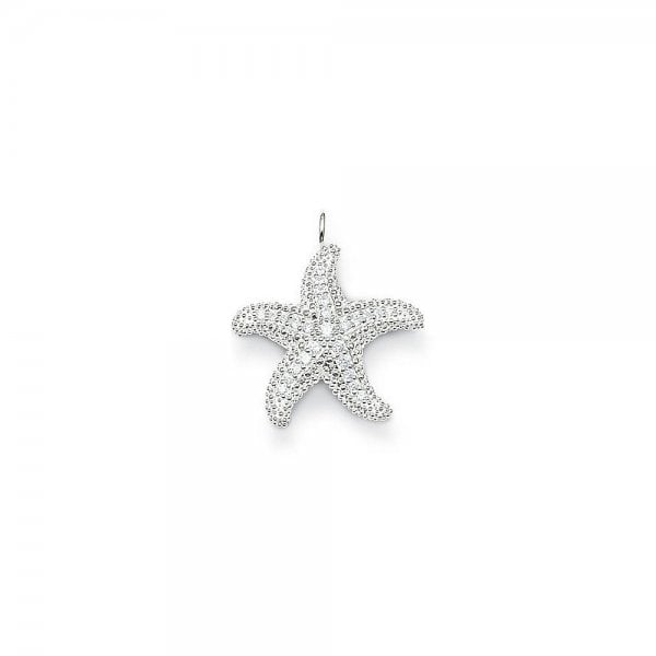 Silver Starfish Pendant