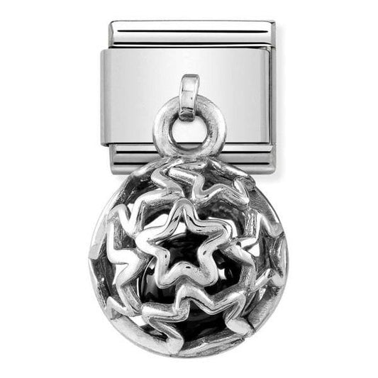 Black Agate Stars Charm