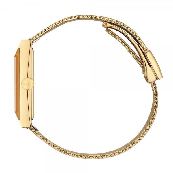 G-Frame Gold Tone Mesh Ladies Watch