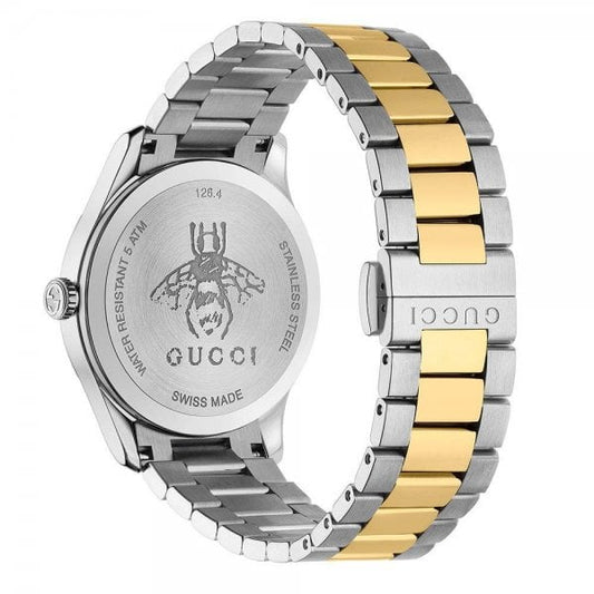 G TIMELESS YELLOW GOLD BEE WATCH