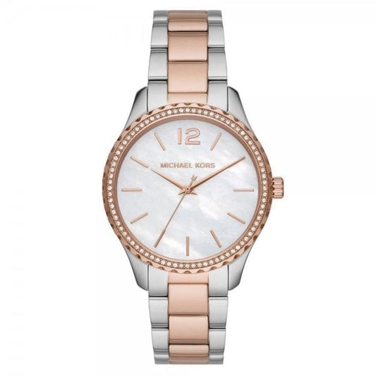 Layton Steel and Rose Gold Tone Ladies Watch