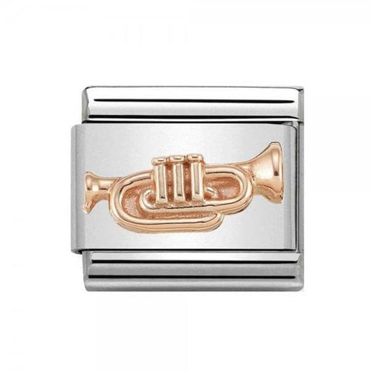 CLASSIC Rose Gold Trumpet Charm