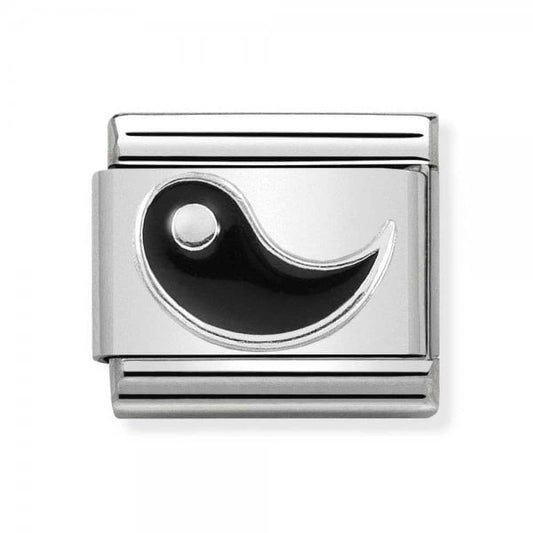 Silver Yin (Yin Yang) Charm