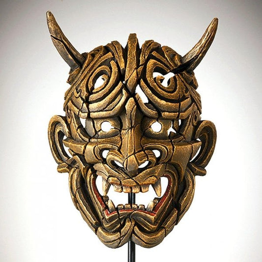 Hannya Mask - Netsuke Gold