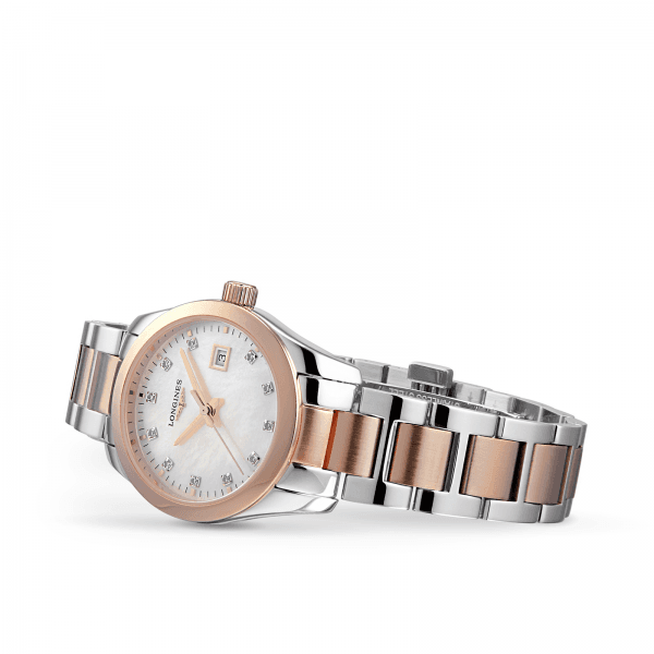 Longines Conquest Classic Steel and Rose Gold