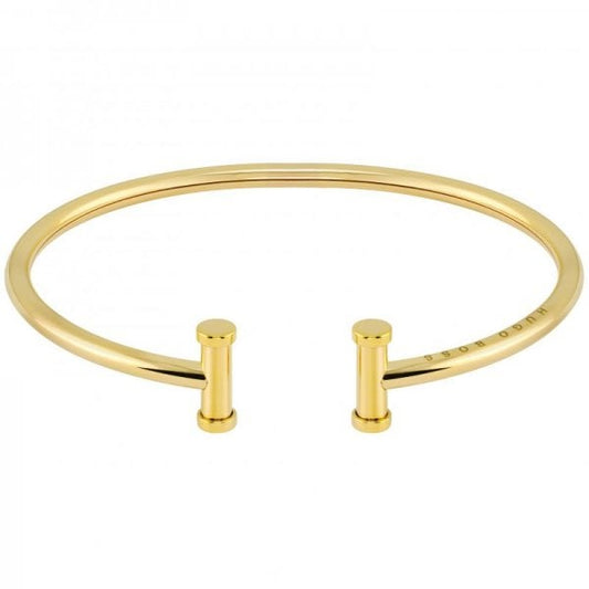Ladies/Unisex Gold Coloured Bangle