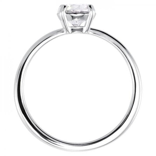 Attract Ring, White, Rhodium plated SIZE 52