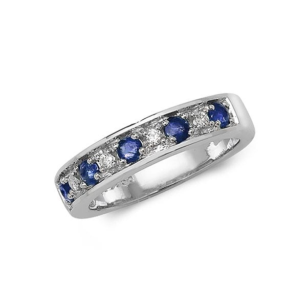 DIAMOND HALF ETERNITY RING SIZE O
