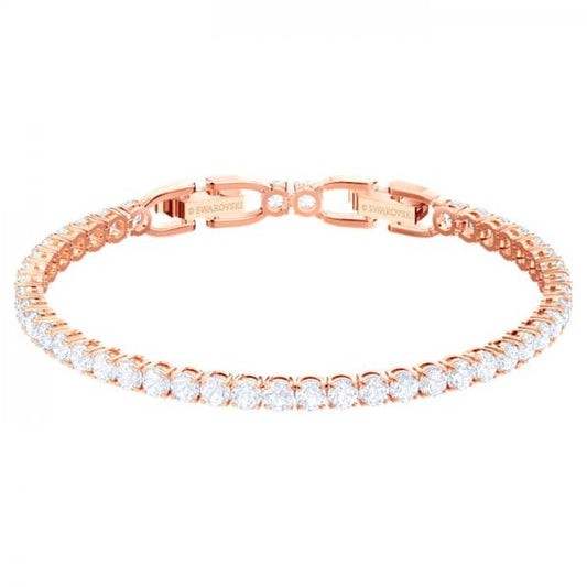Tennis Deluxe bracelet Rose-gold tone plated