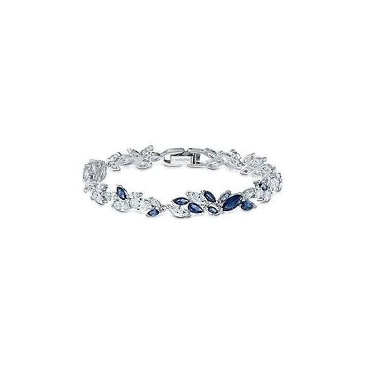 Louison White & Sapphire Crystal Bracelet