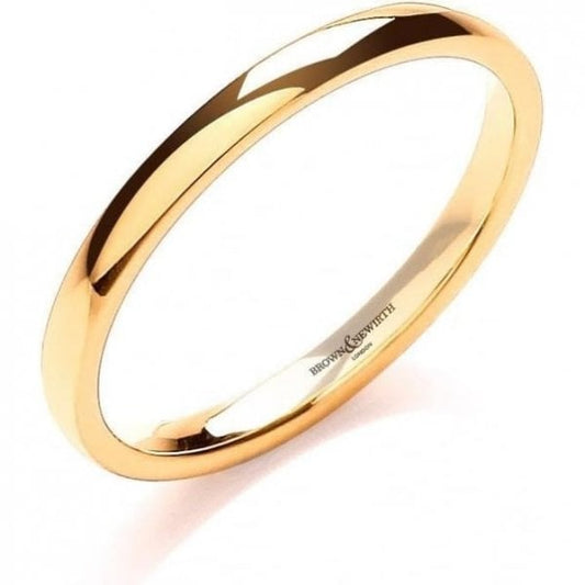 18ct Gold Ring - 2mm