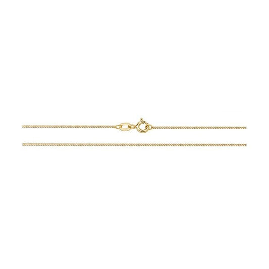 9CT YELLOW GOLD BOX CHAIN
