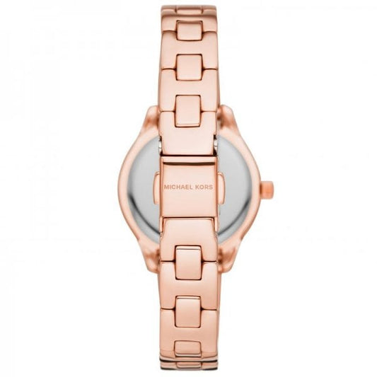 Liliane Three-Hand Rose Gold-Tone Stainless Steel