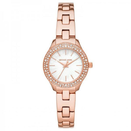 Liliane Three-Hand Rose Gold-Tone Stainless Steel