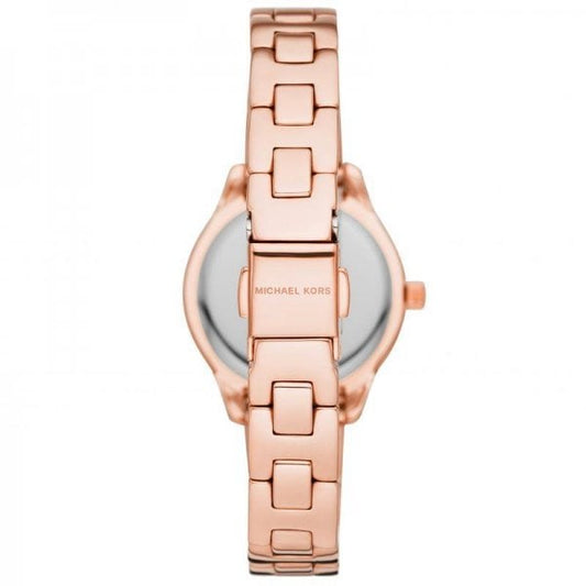 Liliane Three-Hand Rose Gold-Tone Stainless Steel